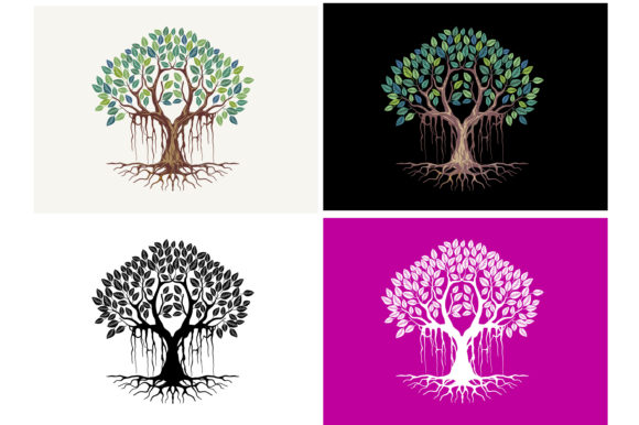 Banyan Tree Graphics for Crafting