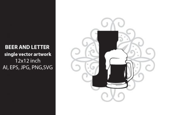 Beer, Monogram Letter J Graphics for Editorial and Web Use