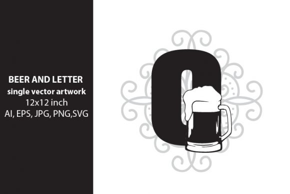Beer, Monogram Letter O Graphics for Branding