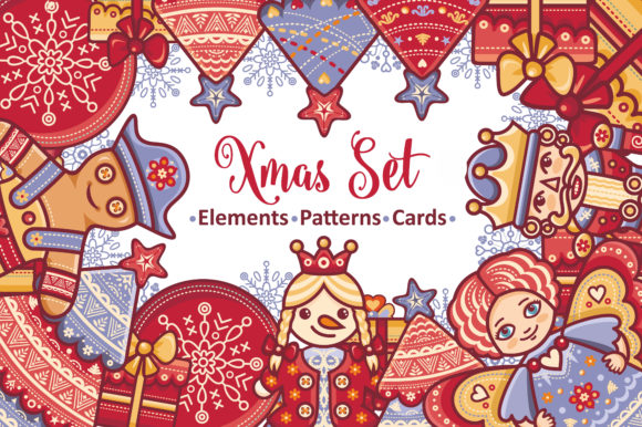 Christmas Mega Clipart Graphics for Editorial Design