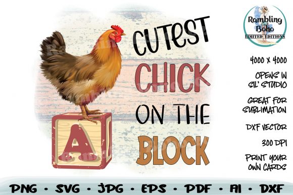 Cutest Chick on the Block Graphics