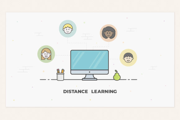 Distance Learning Illustration Volume 02: A Modern Graphic Asset for Educational Brands