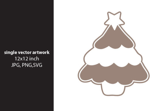 Gingerbread Cookie Vector Graphics for Crafting