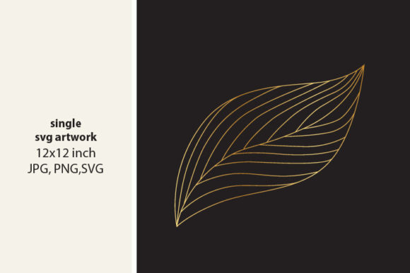 Golden Leaves Graphics for Local Business Branding