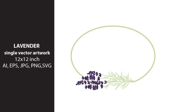 Lavender Flowers Graphics for Local Branding