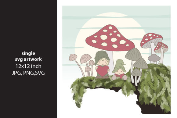 Mushrooms Dwarfs Graphics