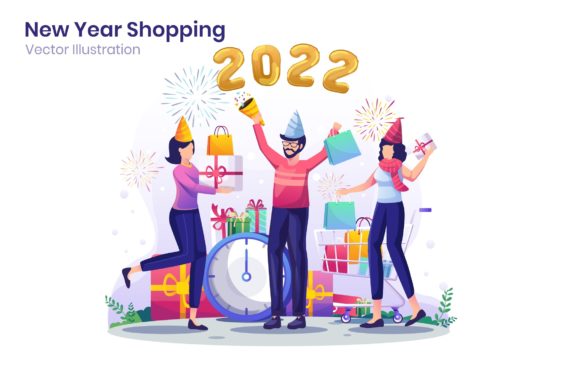 New Year Shopping Sale Graphics