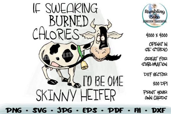 One Skinny Heifer Graphics for Modern Branding