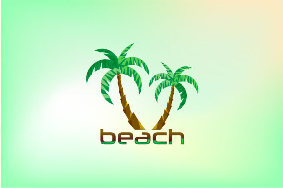 Palm Tree or Coconut Tree Vector for Local Business Branding