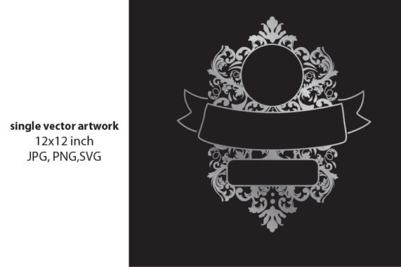 Vintage Damask Frame - A Graphic Illustration for Creative Projects